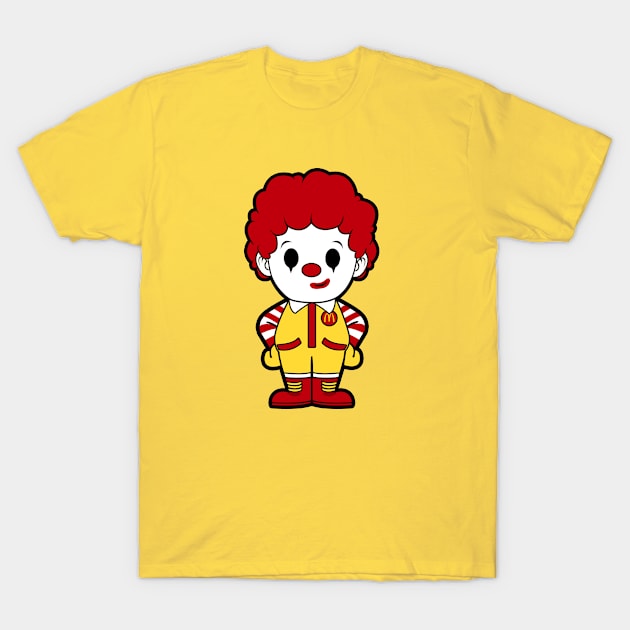 Ronald Mcdonald Chibi T-Shirt by mighty corps studio